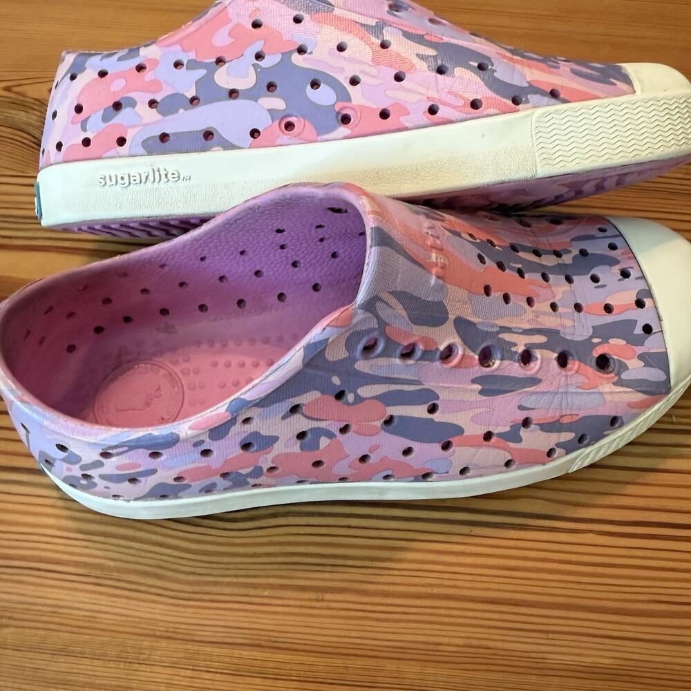 Native Jefferson Kids Shoes C12 Winterberry Pink Sugarlite Water Hiking Camping